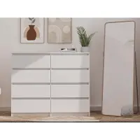RAUMHIRSCH FURNITURE Comò, larghezza 120/140 cm, 8 cassetti