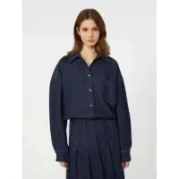 Weekend Max Mara per donna. 2615111011600 CamiciaFoggia blu marino (44), Casual, Cotone, Manica lunga, Navy