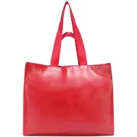 Núnoo Shopper Wrinkle Bright Red Taglia: OS | Borsa di tela Outlet | Donna | Rosso