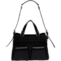 Núnoo Small Cher Florence Black W. Gold Taglia: OS | Borse a mano Outlet | Donna | Nero