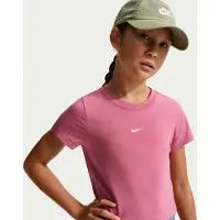 Nike Girl's Sportswear Big Kids Cropped T-Shirt T-shirt Bambini (M, fuchsia)