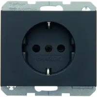 Berker 47357006 Presa di corrente con protezione tattile avanzata K1 antracite opaco