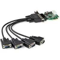 StarTech.com Scheda Di Espansione Pcie 4 Porte Rs232 Pci-e
