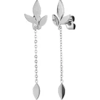 Vuch Matching Gleam Silver Steel Drop Orecchini