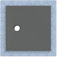 Geberit CleanFloor30 surface de douche, intégrée, avec voile d'étanchéité, 80x80cm, 551.002.DM.1, 551.002.DM.1