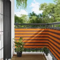 Syfax Schermo da balcone 100 x 400 cm Tessuto Oxford Rettangolare