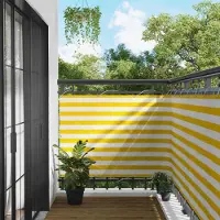 Syfax Schermo da balcone 120 x 200 cm Tessuto Oxford Rettangolare