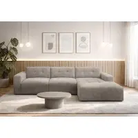 AX Living Divano a L Corlu, beige, per soggiorno, 310 cm