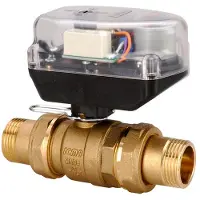 Icma Valvola Di Zona A Sfera Motorizzata 2 Vie Con Servocomando E Rele 3/4" M/M - 230V