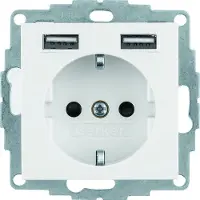 Berker SCHUKO/presa USB 48038989