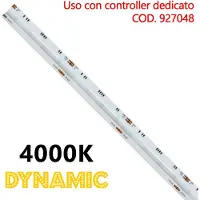 Alcapower Striscia LED COB Dynamic 5 metri 24V 13W/m 4000K IP20 CRI90: illuminazione lineare professionale ad alta resa cromatica per interni