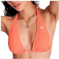 Roxy Women's Sunshine Tiki Tri Elongat Parte superiore bikini Donna (XXL, variopinto)