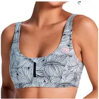 Roxy Women's Pro Surf Athletic Bra Parte superiore bikini Donna (XXL, grigio)