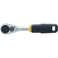Proxxon Micro Ratsche, 1/4" Bit-Aufnahme, 23 x 12 mm-extrem schlanker Kopf