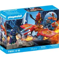 Playmobil Gioco Di Costruzione: Eroe Drone Contro Ninja Malvagio