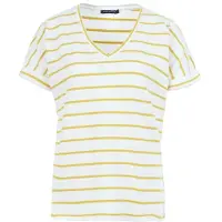 River Woods V-neck Fancy Tee Ss Gmt Dye Yellow Taglia: S | Maglie Sportivi Outlet | Donna | Giallo