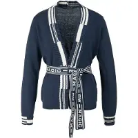 River Woods Cardigan With Fancy Belt Blue Taglia: XS | Cardigan Outlet | Donna | Blu
