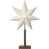 Star Trading , lampada da terra a forma di stella, modello "Karo Mini", colore marrone/beige