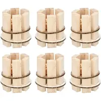 Tom legna da ardere 7,5 x 8 cm trasparente 6 pezzi