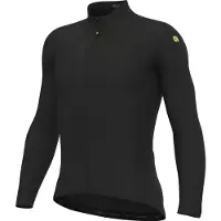 ALÉ Pragma Fondo 3.0 L/S Jersey Maglietta da ciclismo Uomo (S, nero)