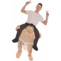 Creaciones Llopis Costume Da Sumo Con Cavaliere Sulle Spalle