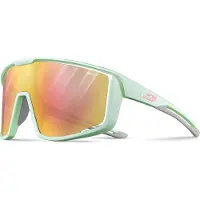 Julbo - Occhiali da sole - Fury Menthe/Gris Clair/Vert Reactiv 1-3 Light Amplifier - Verde