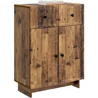 vidaXL Credenza in legno riciclato 66 x 34,5 x 90 cm in materiale composito