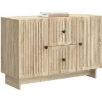 vidaXL Credenza in rovere Sonoma 89 x 34,5 x 60 cm in materiale derivato dal legno