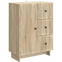 vidaXL Credenza in rovere Sonoma 66 x 34,5 x 90 cm in materiale derivato dal legno