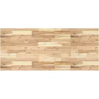Syfax Piano da Bagno Non Trattato 140x60x4cm Legno Massello di Acacia
