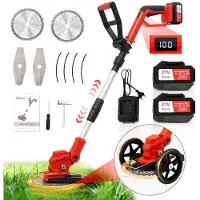 OEM Tosaerba a batteria 18.000 giri/min, 2 batterie da 4.000 mAh, indicatore di carica