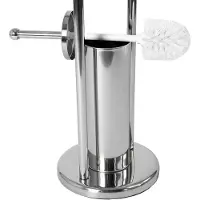 Markenlos Portasapone da bagno, base rotonda, metallo