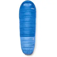 Rab Women's Ascent -6C/ 20F Sacco a pelo in piuma Donna (Regular - Body Size: 170 cm, blu)
