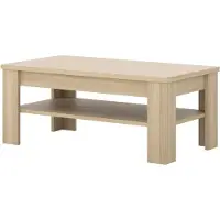 Meublorama Tavolino basso COPA – 120x50x65 cm – Rovere elegante – Design scandinavo
