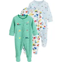 Next Tutina / body per bambino blu pastello / giallo / verde / bianco