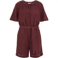 We fashion Tuta jumpsuit rosso vino