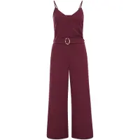 We fashion Tuta jumpsuit rosso scuro