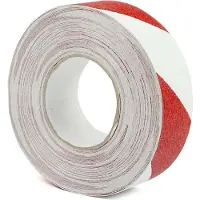 Heskins Nastro di segnalazione antiscivolo 50mm/18,3m rosso/bianco