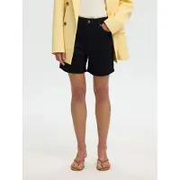 Selected Shorts In Denim Donne Nero 36