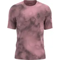 Compressport Performance S/S T-Shirt Maglia da corsa Uomo (L, fuchsia/marrone)