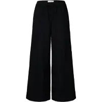 Selected Pantaloni Gamba Ampia Donne Nero 44
