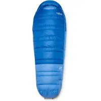 Rab Women's Ascent -24C / -11F Sacco a pelo in piuma Donna (Long - Body Size: 185 cm, blu)