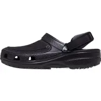 Crocs Yukon Vista II LiteRide Clog Sandali Uomo (M10, nero)