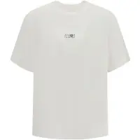 MM6 MAISON MARGIELA t-shirt bianco uomo logo