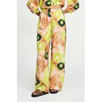 Pom Amsterdam Pants - Summer Bliss Lime Taglia: 34 | Pantaloni Outlet | Donna | Verde