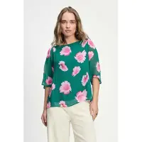 Pom Amsterdam Top - Meadow Flowers Green Taglia: 42 | Magliette intime Outlet | Donna | Verde