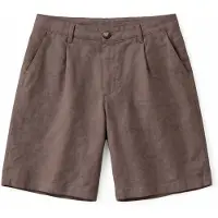 Mazine Women's Linen Bermuda Pantaloncini Donna (S, marrone)