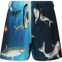 ZigZag Kid's Sealife Boardshorts Pantaloncini Bambini (128, blu)
