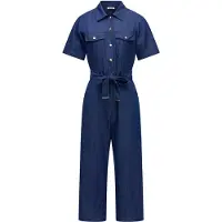 Salsa Jeans Tuta A Maniche Corte 21011488