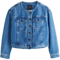 Next Giacca di mezza stagione blu denim